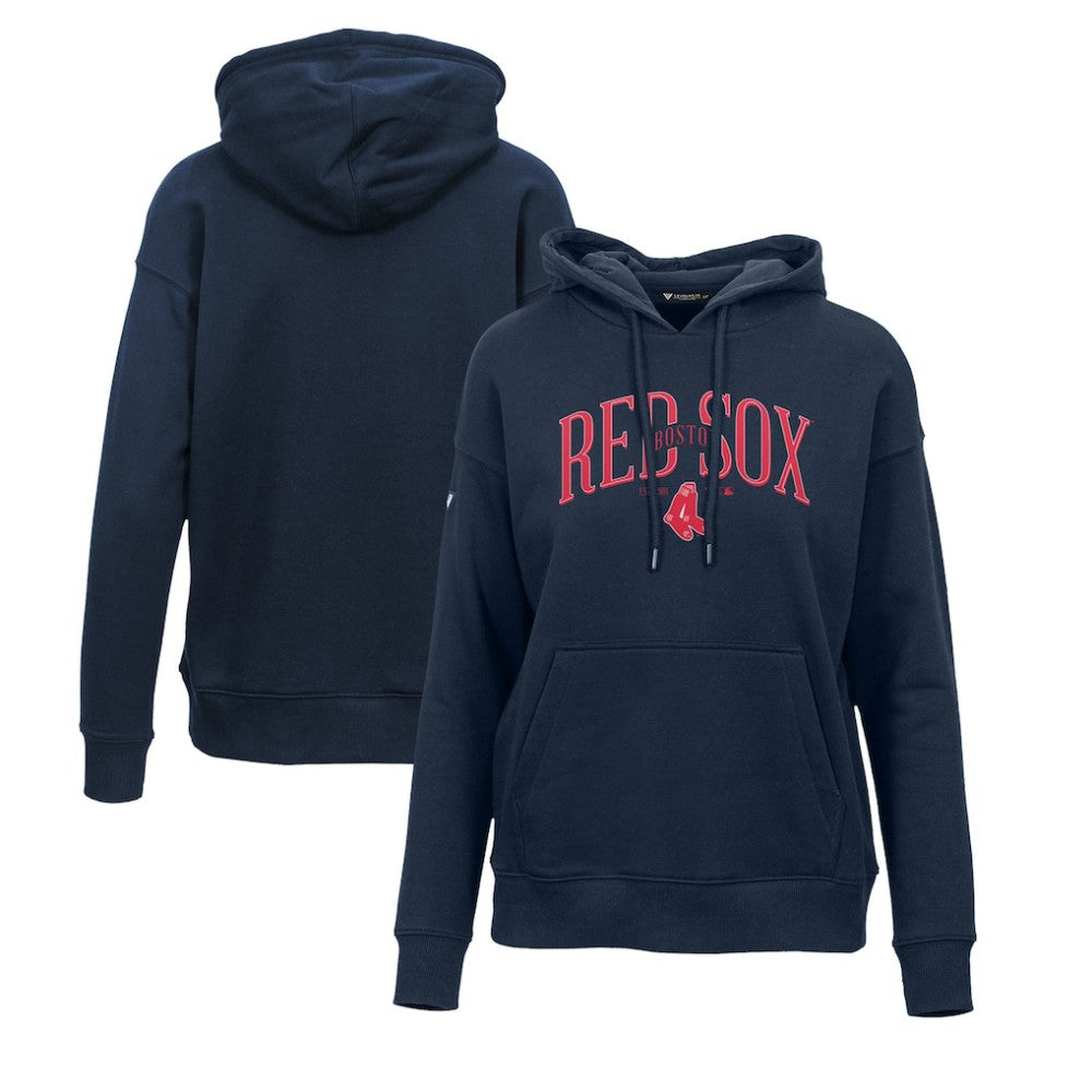 Boston Red Sox Levelwear Women's Adorn Cooperstown Collection Retro Spellout Pullover Hoodie | MLB Online