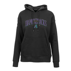 Arizona Diamondbacks Levelwear Women's Adorn Cooperstown Collection Retro Spellout Pullover Hoodie | MLB Discount