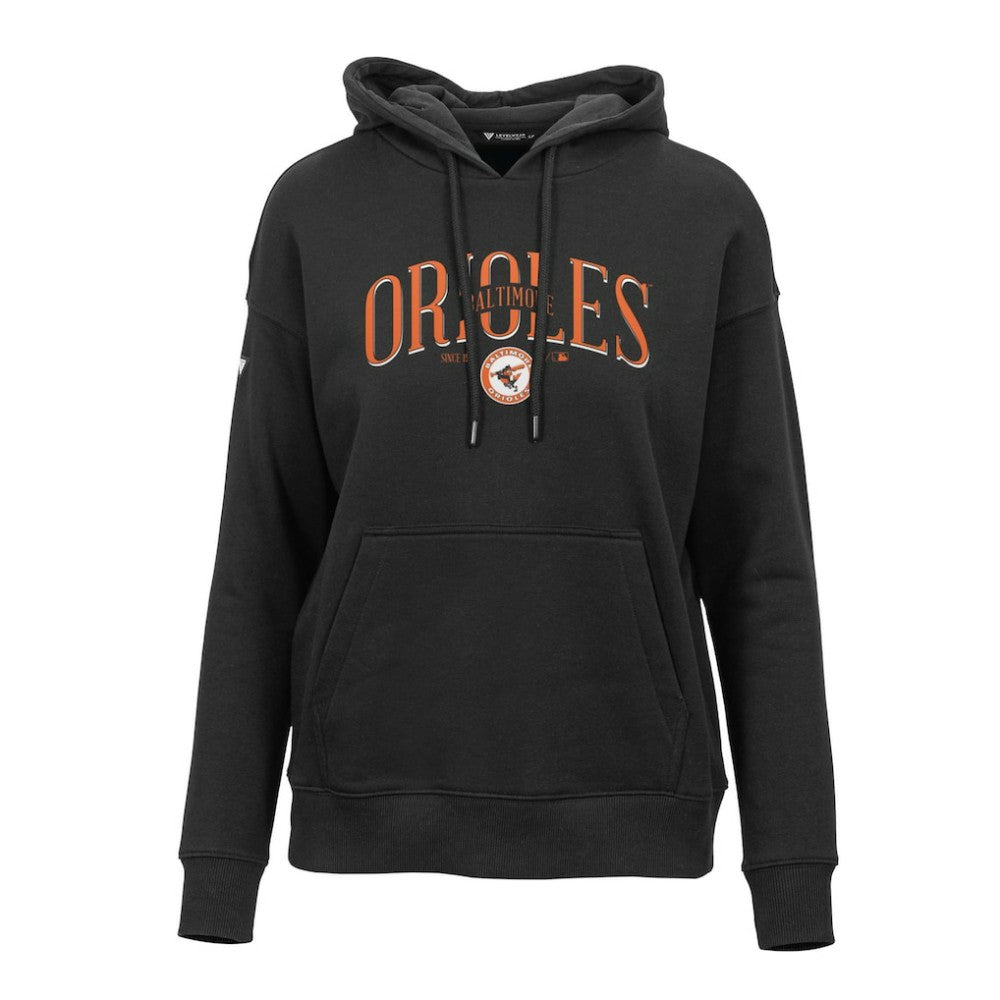 Baltimore Orioles Levelwear Women's Adorn Cooperstown Collection Retro Spellout Pullover Hoodie | MLB Online