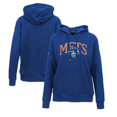 New York Mets Levelwear Women's Adorn Cooperstown Collection Retro Spellout Pullover Hoodie | MLB Shop