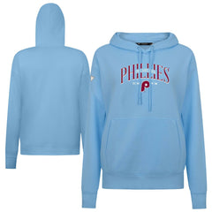 Philadelphia Phillies Levelwear Women's Adorn Cooperstown Collection Retro Spellout Pullover Hoodie | MLB Sale
