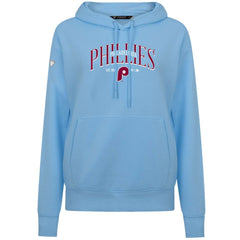 Philadelphia Phillies Levelwear Women's Adorn Cooperstown Collection Retro Spellout Pullover Hoodie | MLB Sale