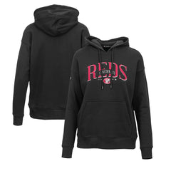 Cincinnati Reds Levelwear Women's Adorn Cooperstown Collection Retro Spellout Pullover Hoodie | MLB US