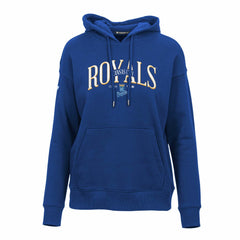 Kansas City Royals Levelwear Women's Adorn Cooperstown Collection Retro Spellout Pullover Hoodie | MLB New