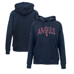 Los Angeles Angels Levelwear Women's Adorn Cooperstown Collection Retro Spellout Pullover Hoodie | MLB US