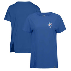 Texas Rangers Levelwear Women's Influx Cooperstown Core Logo T-Shirt | MLB Sale