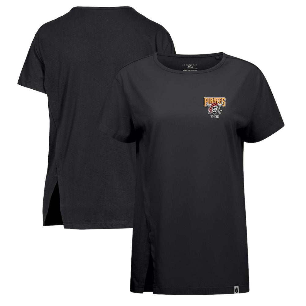 Pittsburgh Pirates Levelwear Women's Influx Cooperstown Core Logo T-Shirt | MLB Outlet