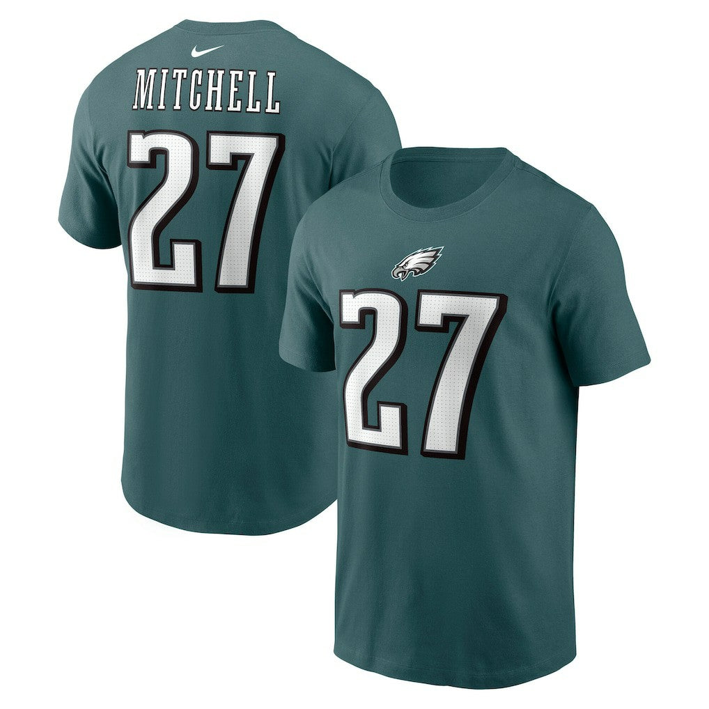 Philadelphia Eagles Nike Quinyon Mitchell  Name & Number T-Shirt