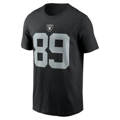 Las Vegas Raiders Nike Brock Bowers  Name & Number T-Shirt