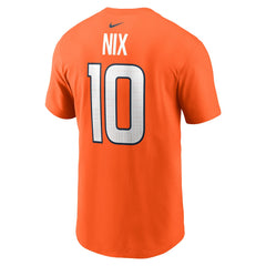 Denver Broncos Nike Bo Nix  Name & Number T-Shirt