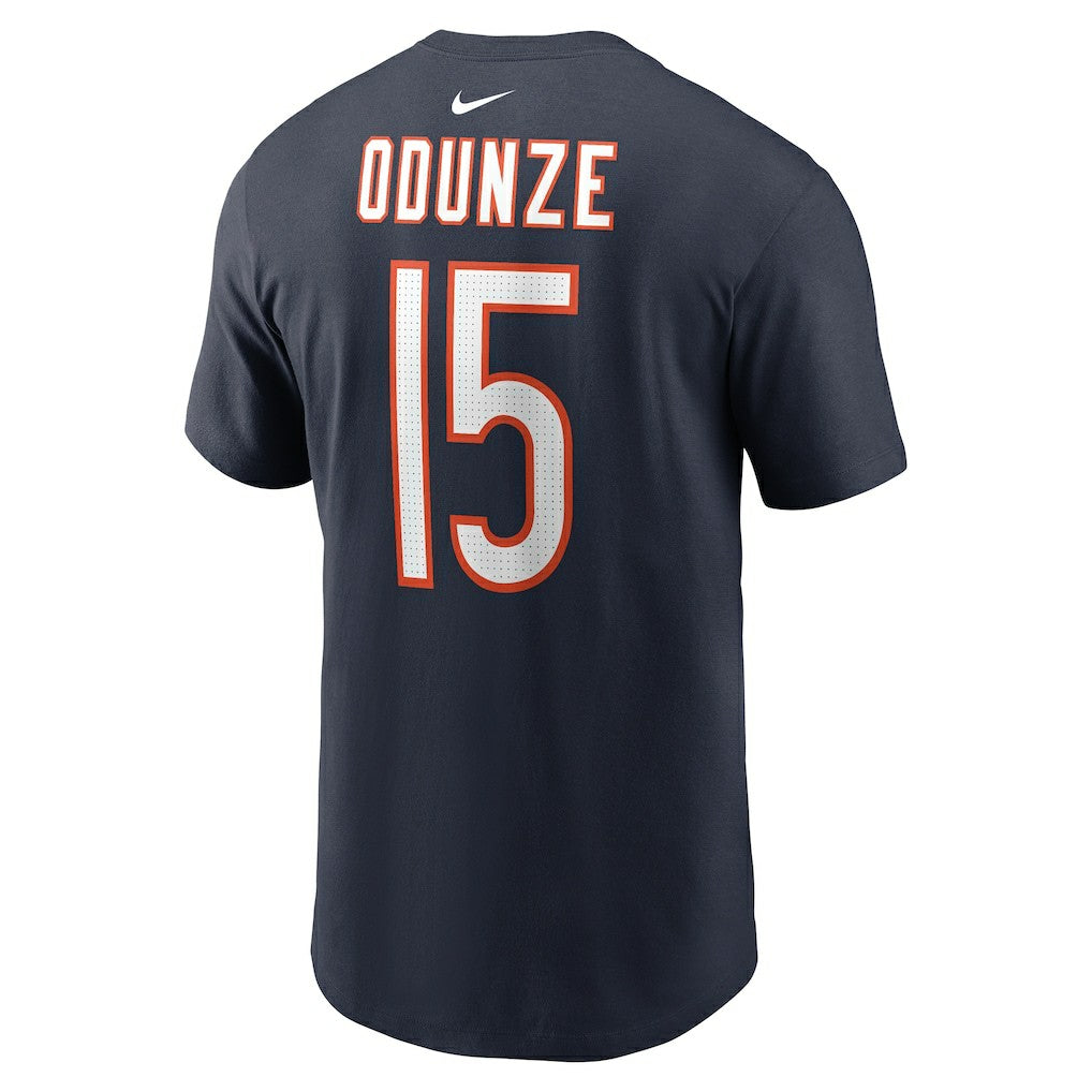 Chicago Bears Nike Rome Odunze  Name & Number T-Shirt