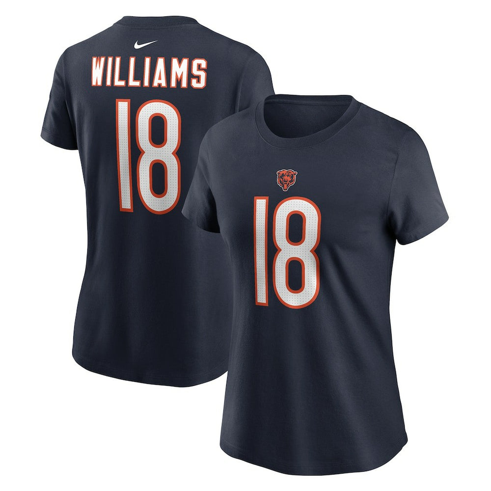 Chicago Bears Nike Caleb Williams  Women's Name & Number T-Shirt