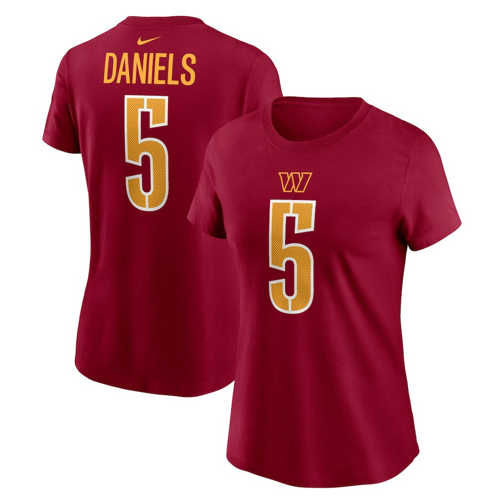 Washington Commanders Nike Jayden Daniels  Women's Name & Number T-Shirt