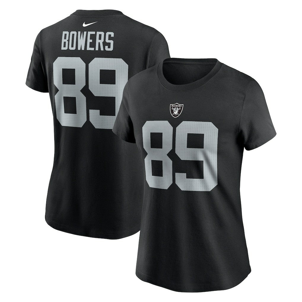 Las Vegas Raiders Nike Brock Bowers  Women's Player Name & Number T-Shirt