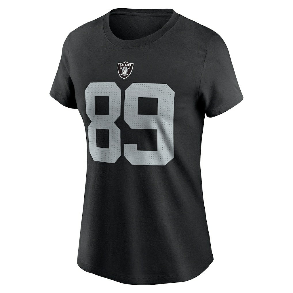 Las Vegas Raiders Nike Brock Bowers  Women's Player Name & Number T-Shirt