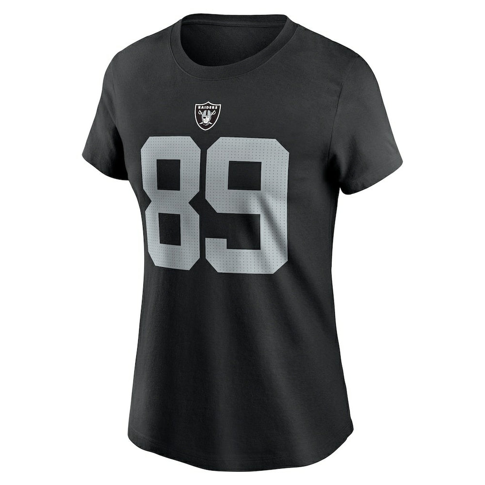 Las Vegas Raiders Nike Brock Bowers  Women's Player Name & Number T-Shirt