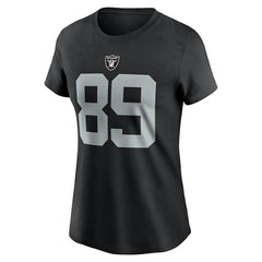 Las Vegas Raiders Nike Brock Bowers  Women's Player Name & Number T-Shirt