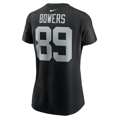 Las Vegas Raiders Nike Brock Bowers  Women's Player Name & Number T-Shirt