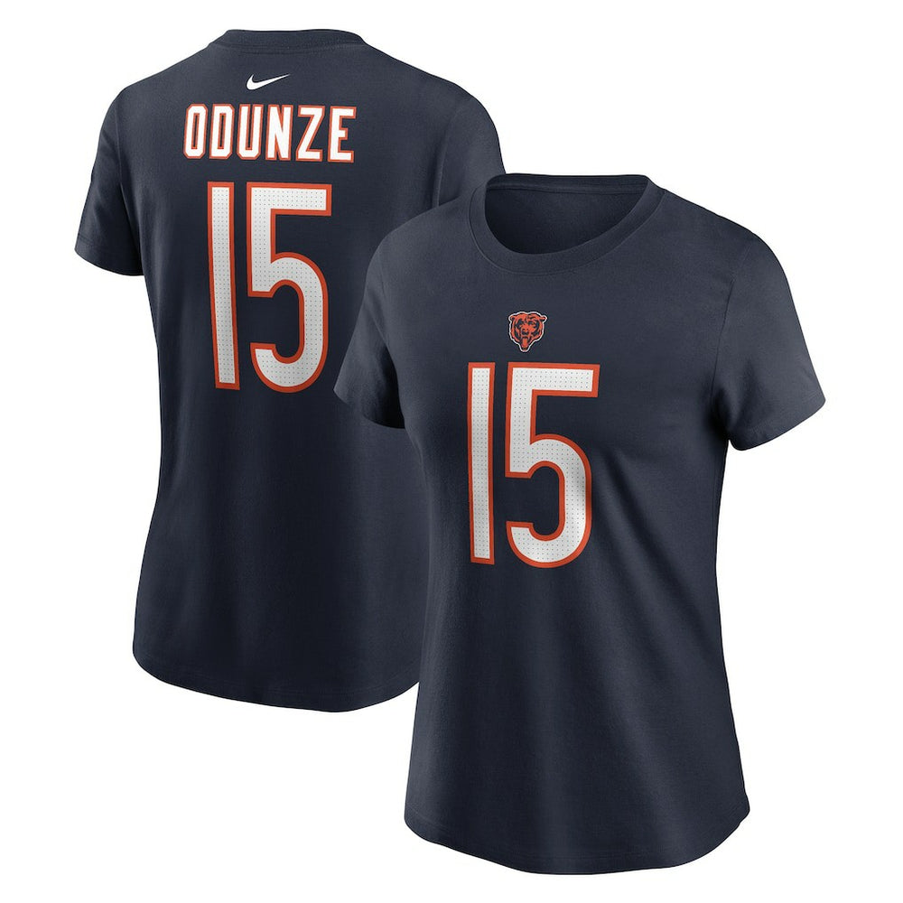 Chicago Bears Nike Rome Odunze  Women's Name & Number T-Shirt