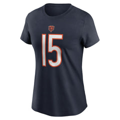 Chicago Bears Nike Rome Odunze  Women's Name & Number T-Shirt