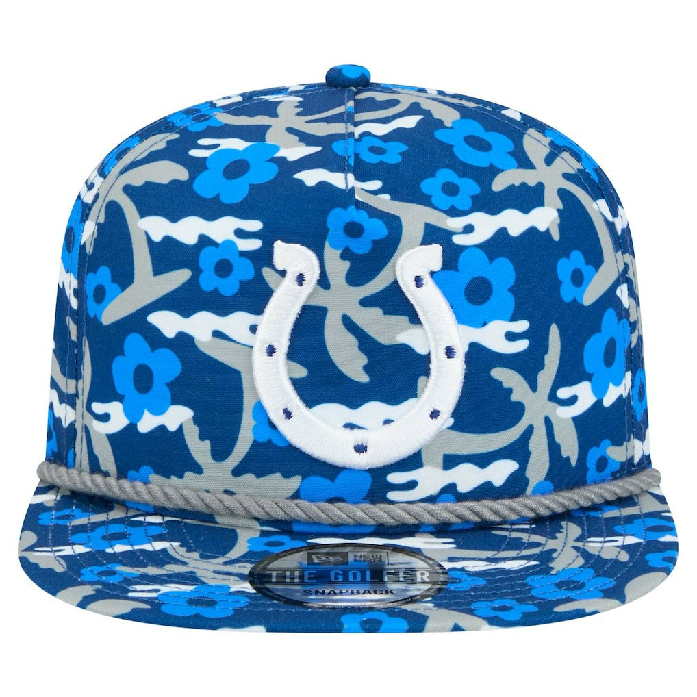Indianapolis Colts New Era Wakey Wakey Golfer Snapback Hat