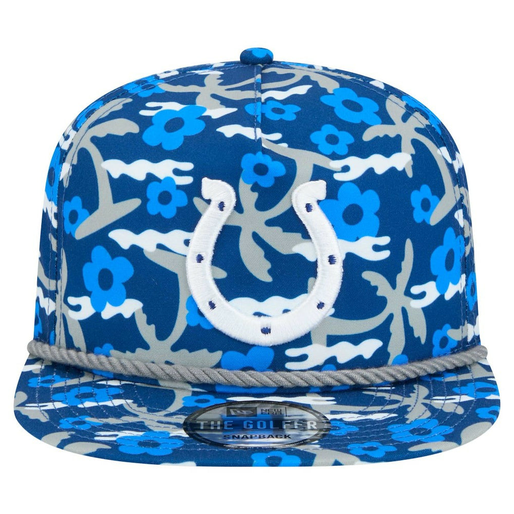 Indianapolis Colts New Era Wakey Wakey Golfer Snapback Hat