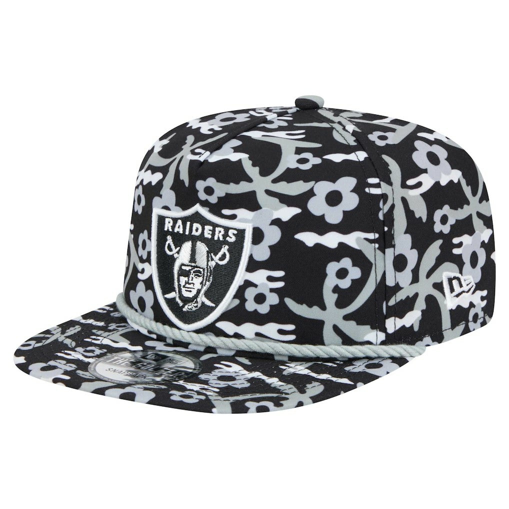 Las Vegas Raiders New Era Wakey Wakey Golfer Snapback Hat