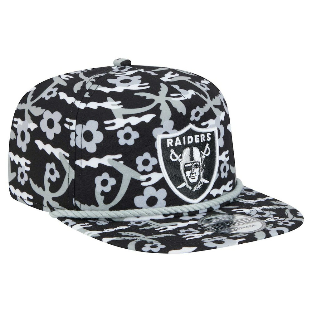 Las Vegas Raiders New Era Wakey Wakey Golfer Snapback Hat