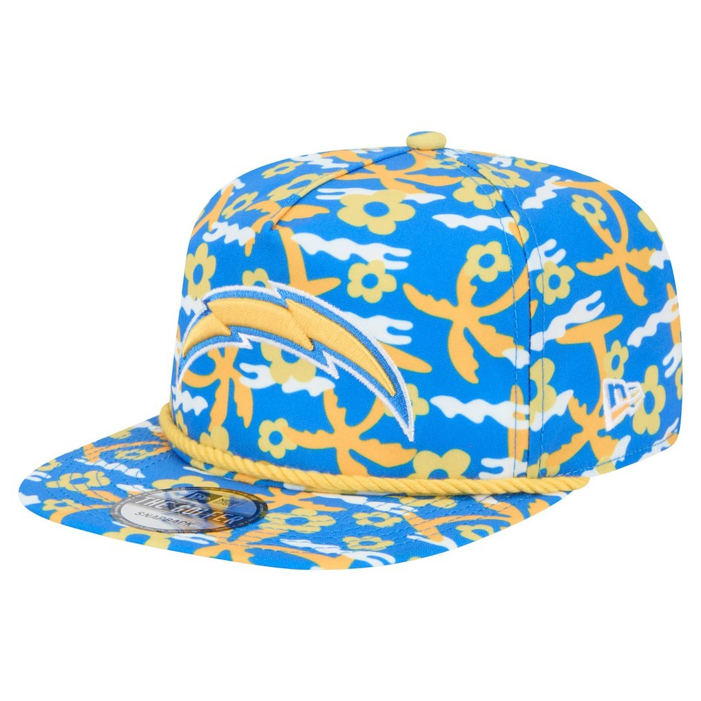 Los Angeles Chargers New Era Wakey Wakey Golfer Snapback Hat