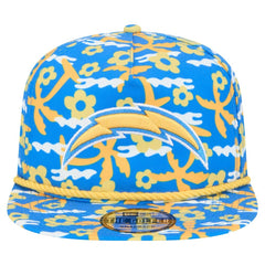 Los Angeles Chargers New Era Wakey Wakey Golfer Snapback Hat