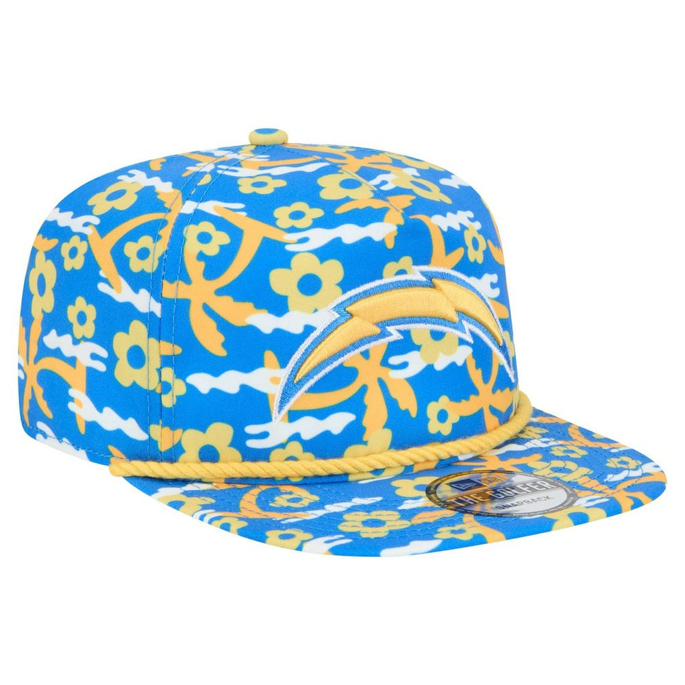 Los Angeles Chargers New Era Wakey Wakey Golfer Snapback Hat