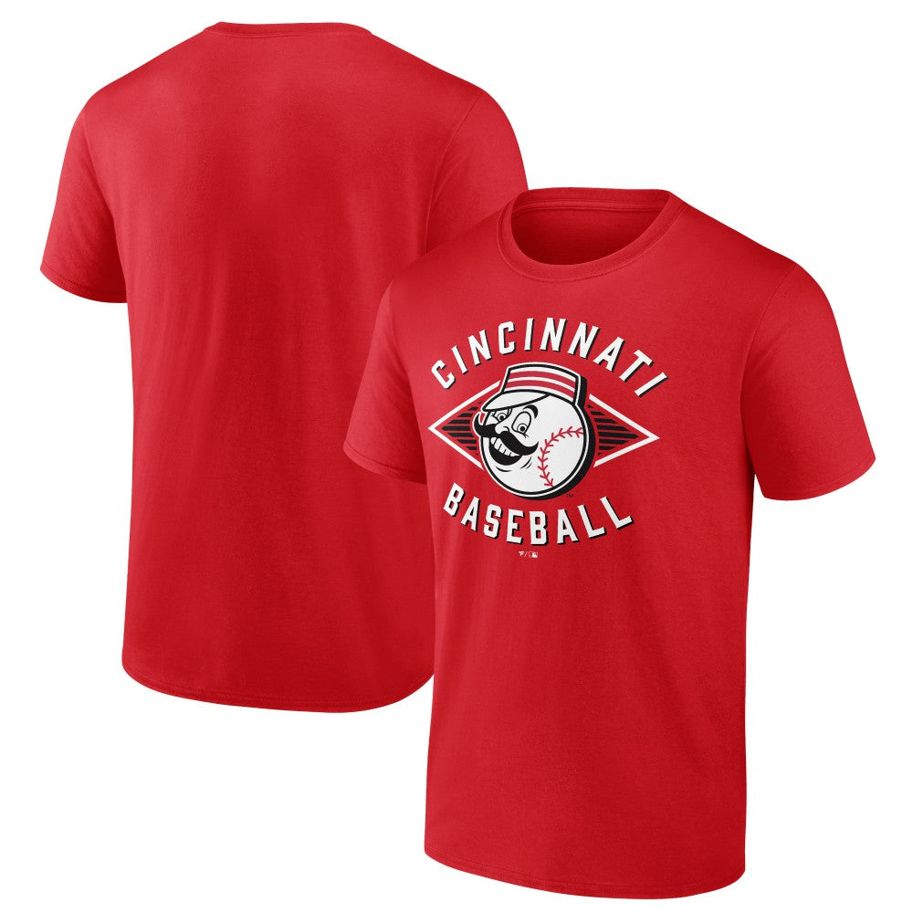Cincinnati Reds  Classic Diamond T-Shirt – Red | MLB Near me