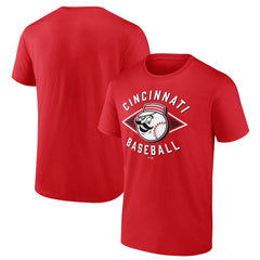 Cincinnati Reds  Classic Diamond T-Shirt – Red | MLB Near me