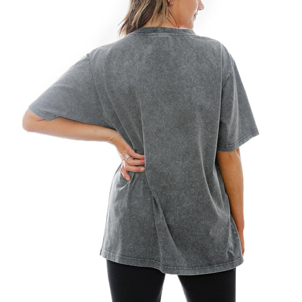 Cleveland Browns  Gameday Couture Women's Titan Tackle Relaxed Fit Washed T-Shirt