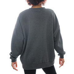 Cleveland Browns  Gameday Couture Women's Oversized Long Weekend Premium Fleece Drop Shoulder Pullover Sweatshirt