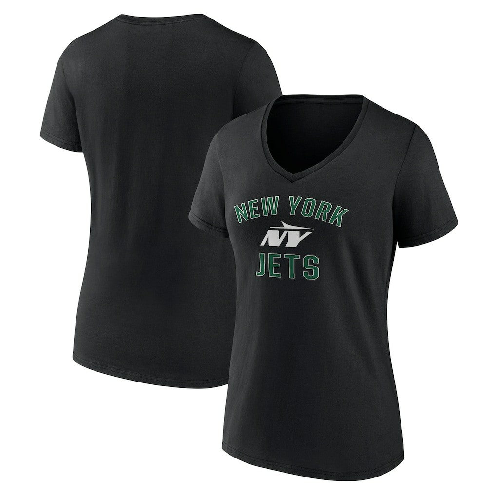 New York Jets  Women's Victory Arch V-Neck T-Shirt
