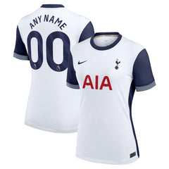 Tottenham Hotspur Women's 2024/25 Home Replica Custom Jersey White - Nike