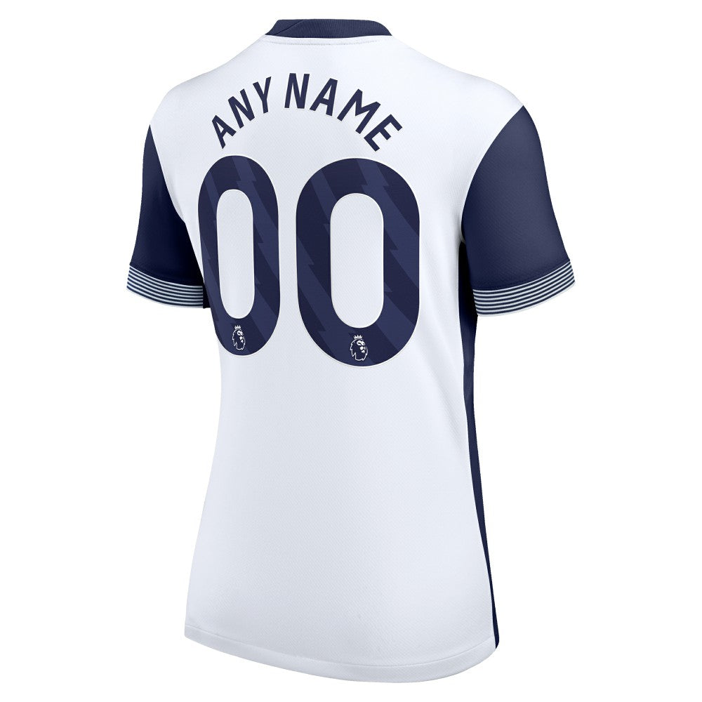 Tottenham Hotspur Women's 2024/25 Home Replica Custom Jersey White - Nike