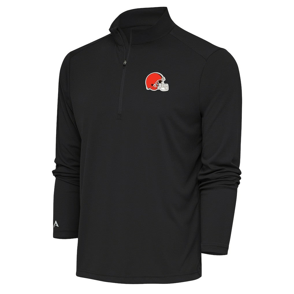 Cleveland Browns  Antigua Tribute Quarter-Zip Pullover Top
