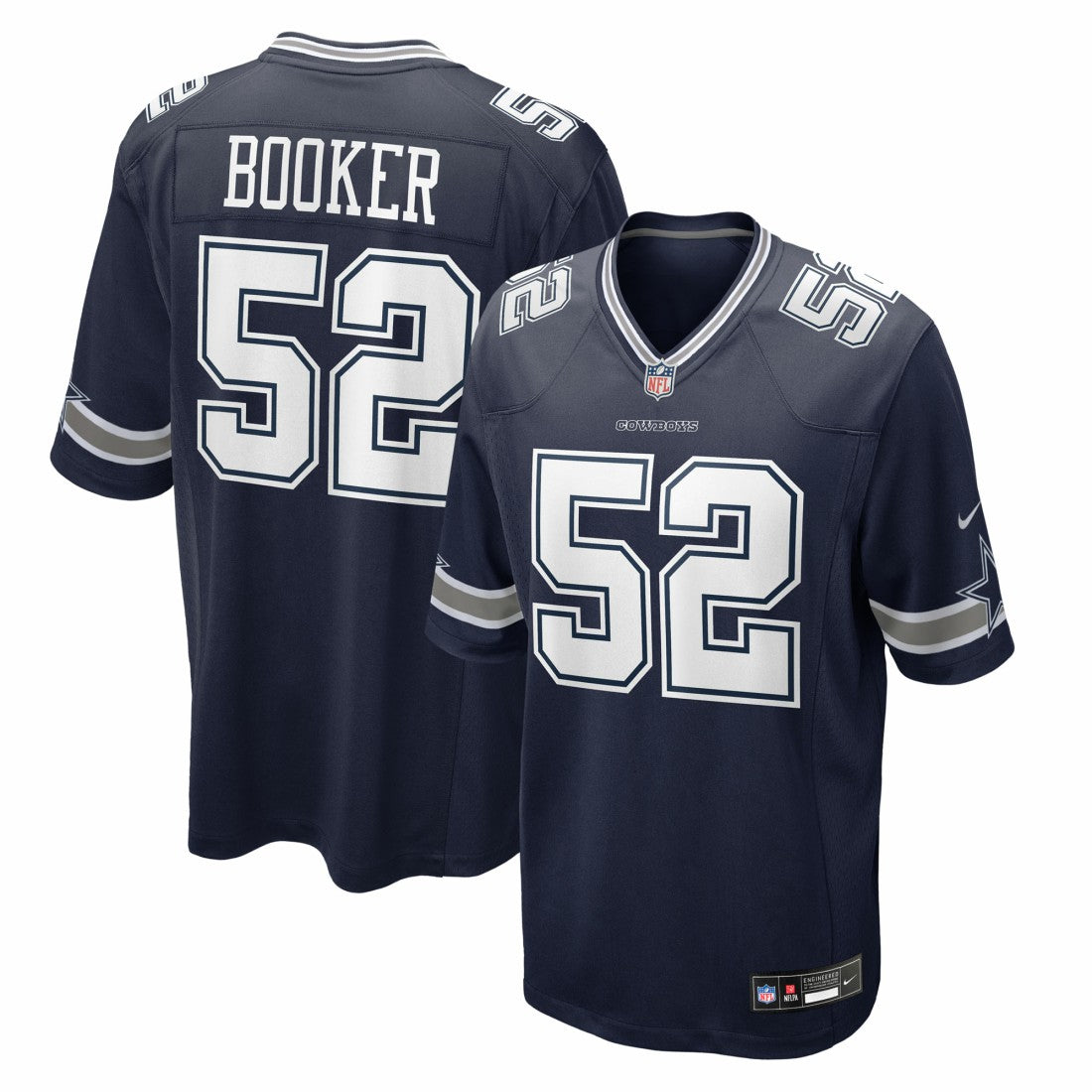 Dallas Cowboys Nike Tyler Booker  2025 NFL Draft First Round Pick Game Jersey