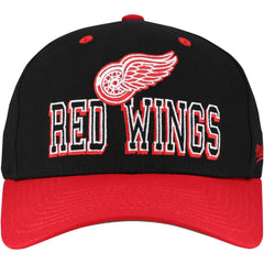 Detroit Red Wings Mitchell & Ness Backside Script Two-Tone Pro Crown Adjustable Hat Discount