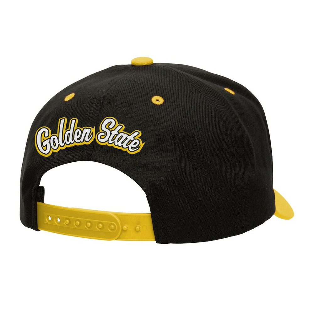 Golden State Warriors Backside Script Two-Tone Pro Crown Adjustable Hat sale Online