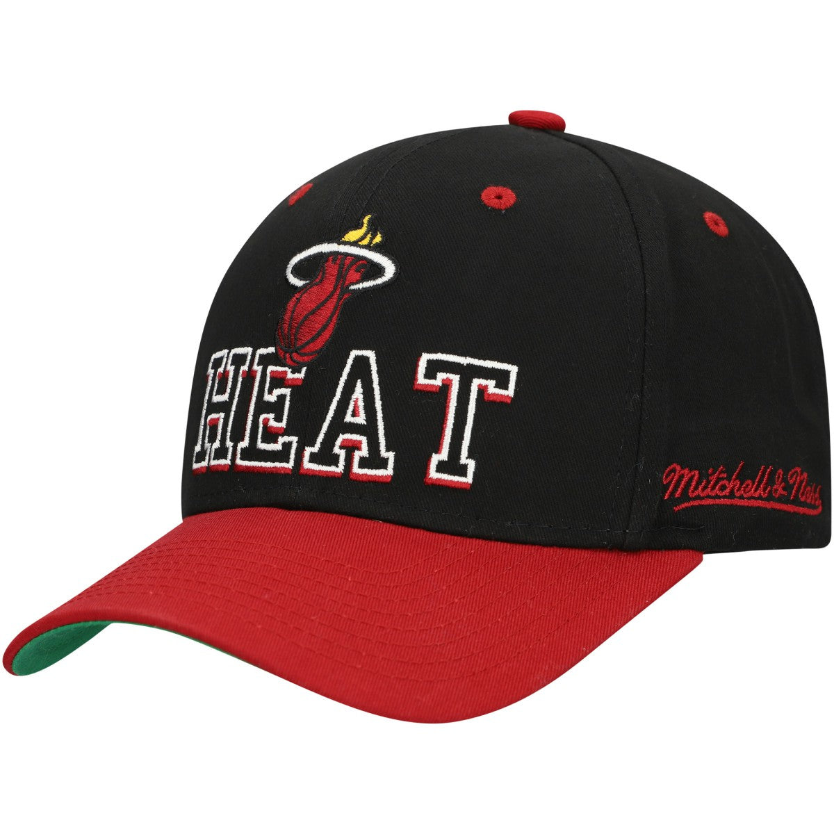 Miami Heat Backside Script Two-Tone Pro Crown Adjustable Hat Discount