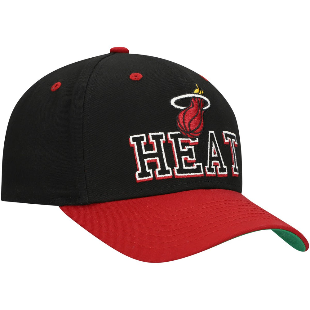 Miami Heat Backside Script Two-Tone Pro Crown Adjustable Hat Discount