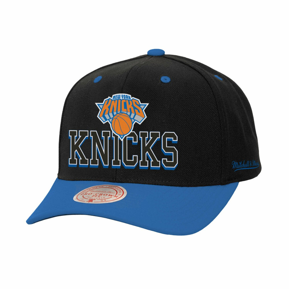 New York Knicks Backside Script 2-Tone Pro Crown Adjustable Hat New