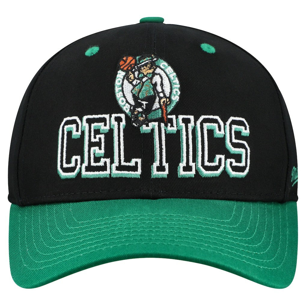 Boston Celtics Backside Script 2-Tone Pro Crown Adjustable Hat On Sale