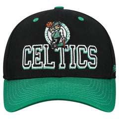 Boston Celtics Backside Script 2-Tone Pro Crown Adjustable Hat On Sale