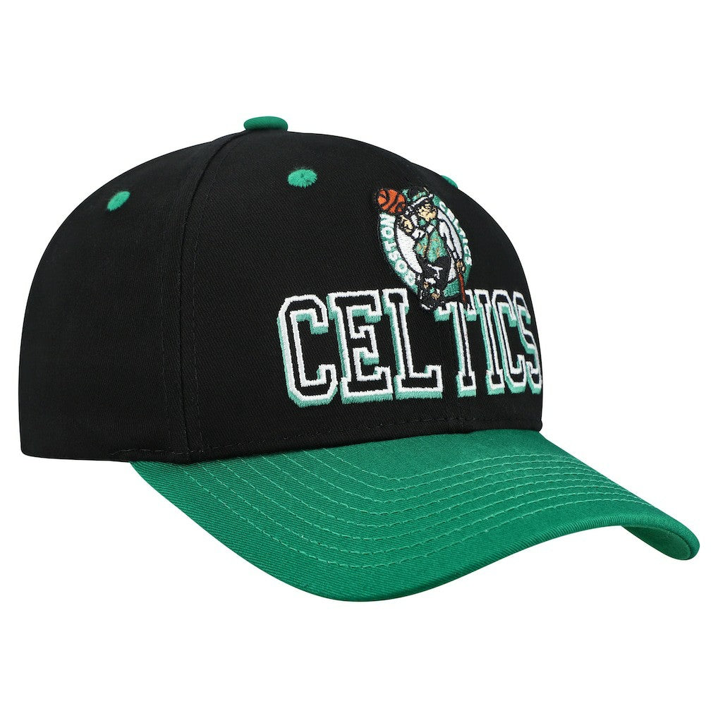 Boston Celtics Backside Script 2-Tone Pro Crown Adjustable Hat On Sale