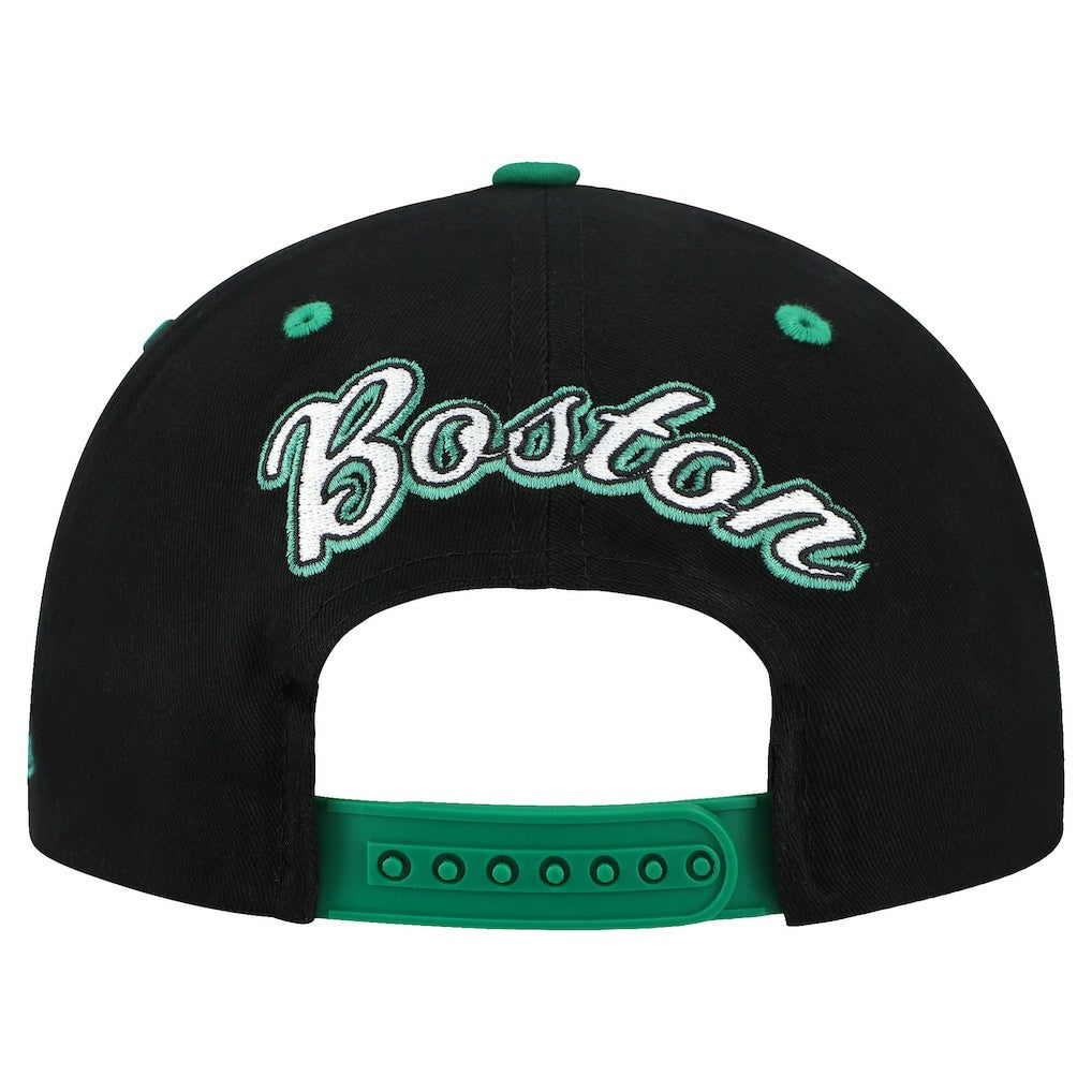 Boston Celtics Backside Script 2-Tone Pro Crown Adjustable Hat On Sale