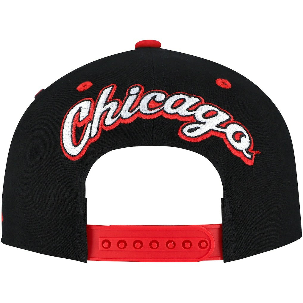 Chicago Bulls Backside Script 2-Tone Pro Crown Adjustable Hat Online